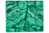 Wide Malachite Jewelry Box - DR Congo #335697-2